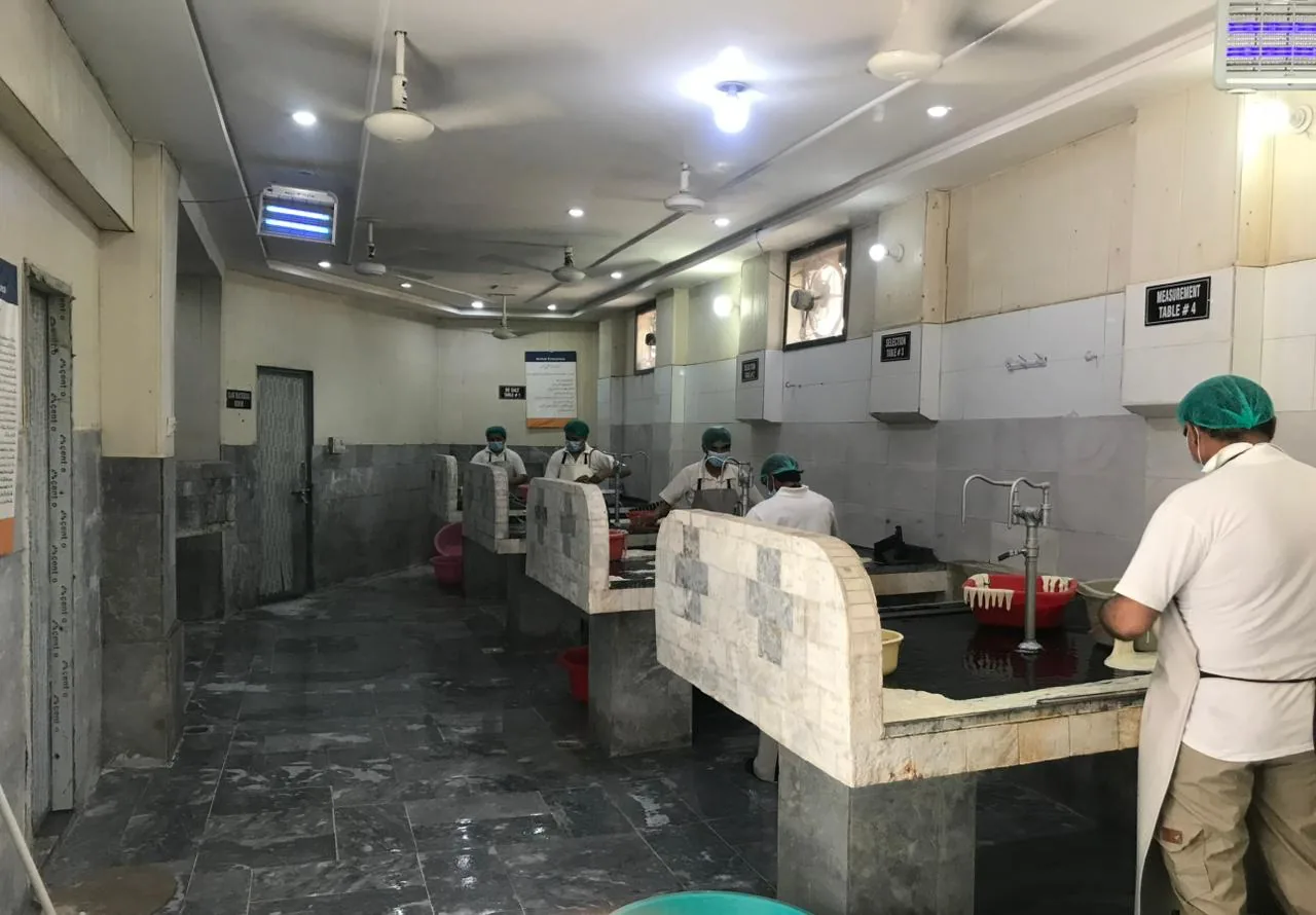 Inside Shahid Enterprises' natural casing processing facility - View 3